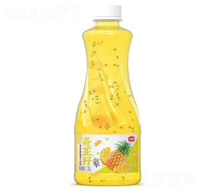 京智源奇亞籽菠蘿果粒果汁飲料1.25L