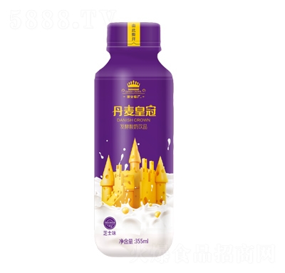 仟分牧廠丹麥皇冠芝士味發(fā)酵酸奶飲品355毫升