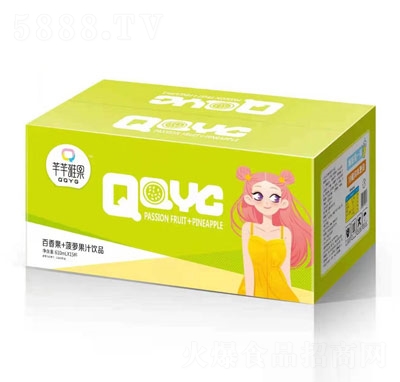 芊芊雅果百香果+菠蘿汁飲品610ml×15杯
