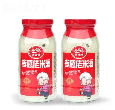 米姥姥孝感佬米酒380克瓶裝