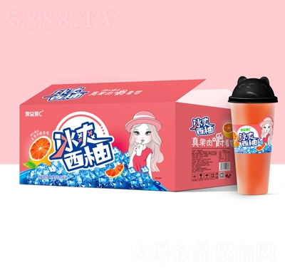 果益果C冰爽西柚果汁飲料620mlX15