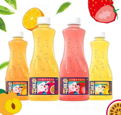 國傲奇亞籽果粒果汁飲料1.25L系列