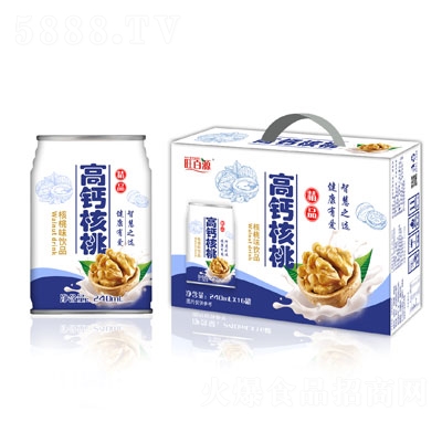 旺百源高鈣核桃核桃味飲品