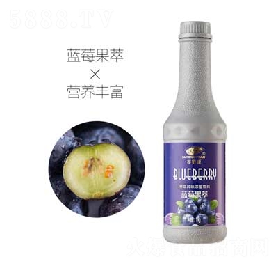 谷豐源藍(lán)莓果萃風(fēng)味濃縮飲料1kg