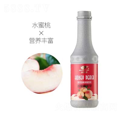 谷豐源水蜜桃果萃風(fēng)味濃縮飲料1kg