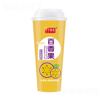 芊芊雅果百香果菠蘿果味飲品杯裝果汁