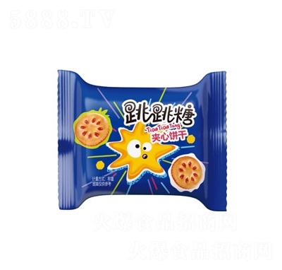 跳跳糖夾心餅干散裝