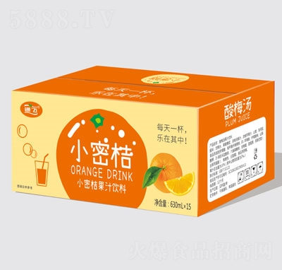 通飛小蜜桔果汁飲料630mlX15