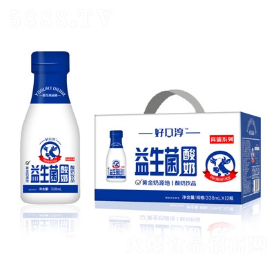 好口淳益生菌酸奶338mlX12