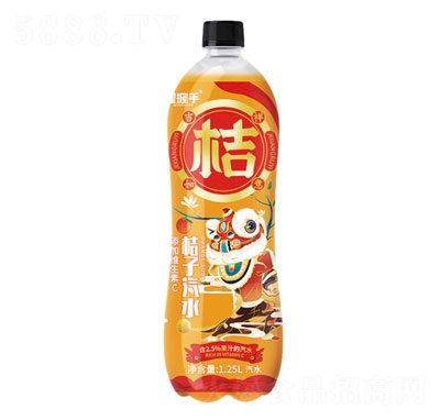 握握手桔子汽水1.25L