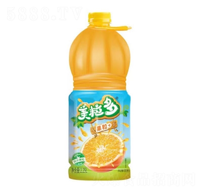 美粒多香橙果粒風(fēng)味飲料2.5L（瓶裝）