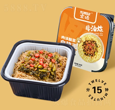 宏綠肉沫酸菜面方便速食食品招商代理