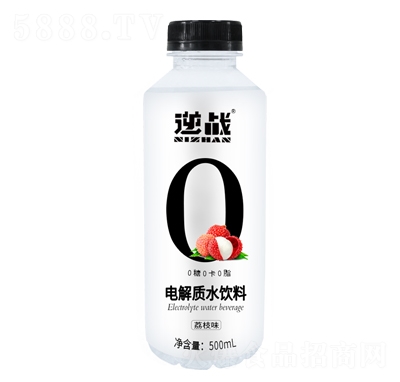 逆戰(zhàn)電解質(zhì)水飲料荔枝味500ml功能能量飲料招商代理
