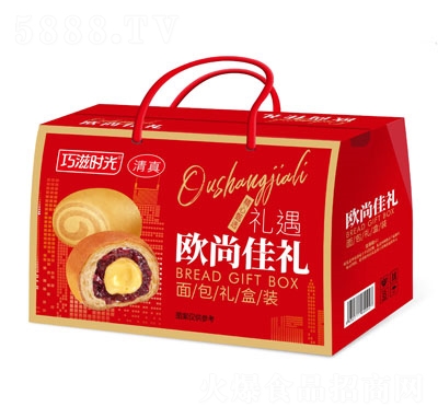 巧滋時(shí)光歐尚佳禮面包禮盒裝