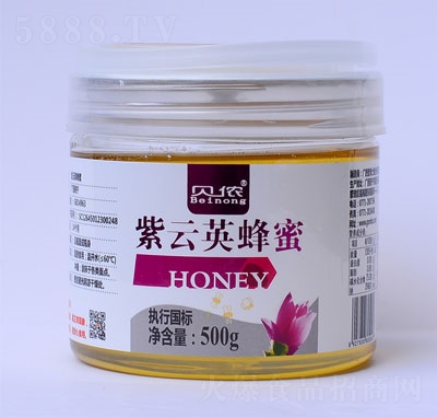貝儂紫云英蜂蜜招商500g
