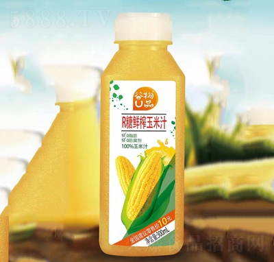谷物U品R糖鮮榨玉米汁飲品