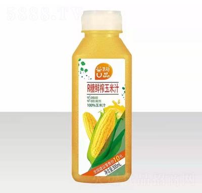 谷物U品R糖鮮榨玉米汁飲品300ml