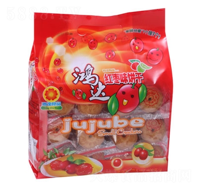 鴻達紅棗味酥性餅干400g