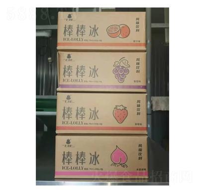 七娃棒棒冰橙子+葡萄+草莓+水蜜桃風(fēng)味飲料78mlX20支X4包