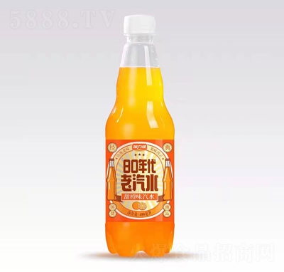 加力健甜橙味汽水老汽水480ml