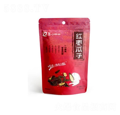 真心紅棗瓜子葵花籽休閑零食招商