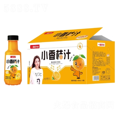 一品云臺小香桔汁復(fù)合果汁飲料450mlX15瓶