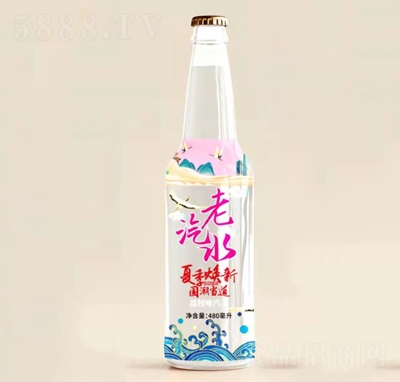 匯祥老汽水夏季煥新國潮碳酸飲料480ml荔枝味