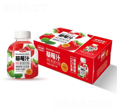 加力健草莓汁復(fù)合果汁飲料夏季飲料