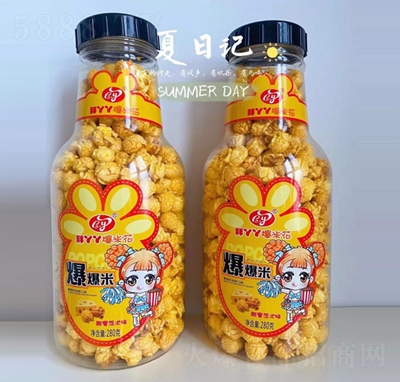 胖丫丫爆米花甜蜜芝士味280g爆裂玉米花家用小零食