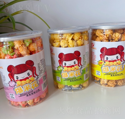 胖丫丫爆米花原味+焦糖味+芝士味100g