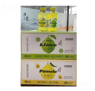 中圖果園小青檸+雙柚汁復(fù)合果汁飲料箱裝