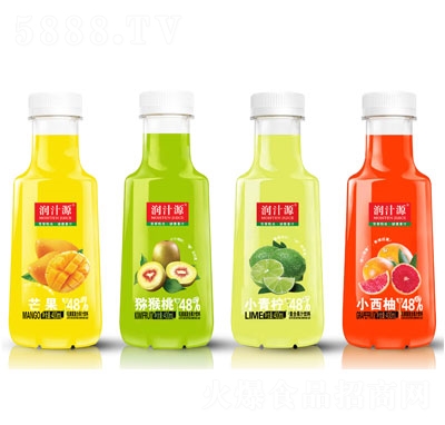 潤(rùn)汁源復(fù)合果汁飲料多種口味400ml夏季飲品招商