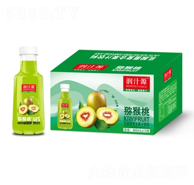 潤(rùn)汁源獼猴桃乳酸菌復(fù)合果汁飲料400mlX15瓶夏季飲品招商