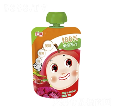 匯源草莓+火龍果果泥果汁120g兒童飲品招商代理