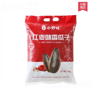 小炒旺紅棗味香瓜子5斤裝年貨散裝零食