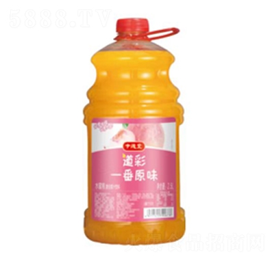 令德堂道彩一番原味2.5升水蜜桃汁果汁飲料招商代理