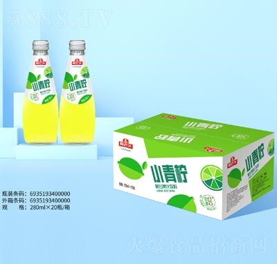 椰老頭小青檸果汁飲料280ml×20瓶