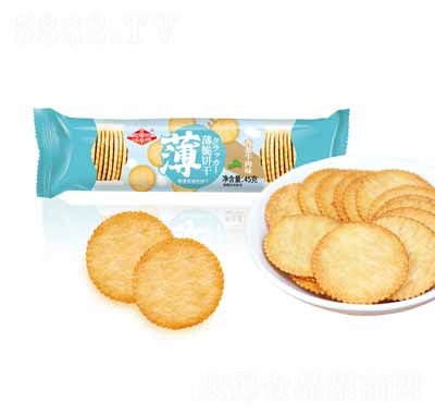 江順薄脆餅干零食代理休閑食品香蔥牛肉味45克