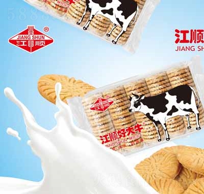 江順?biāo)中燥灨闪闶炒硇蓍e食品奶油味180克