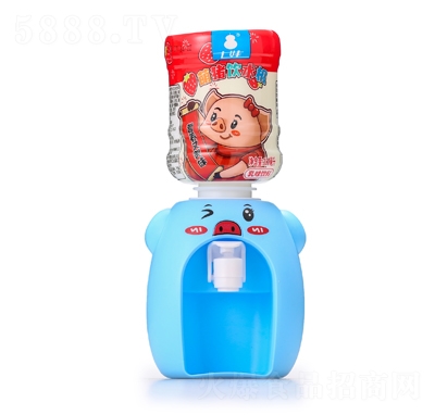 旺仔萌豬飲水機(jī)180ml乳味飲料藍(lán)色包裝