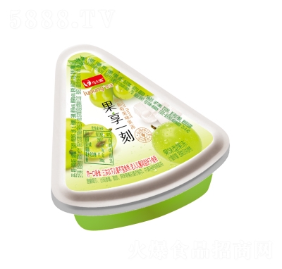 馬大姐果享一刻綠葡萄味果凍休閑食品