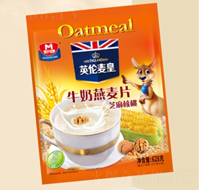 麥丹郎牛奶燕麥片芝麻核桃味628克營養(yǎng)沖飲品