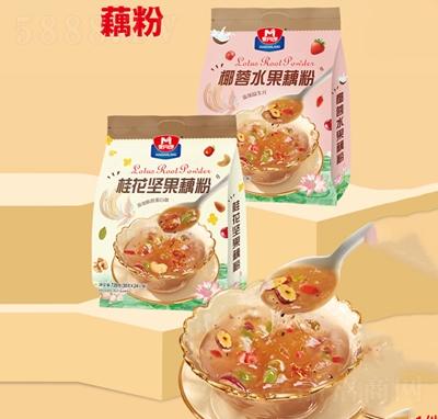 麥丹郎椰蓉水果藕粉+桂花堅(jiān)果藕粉720克營養(yǎng)沖飲品