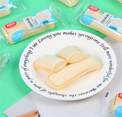 上口佳乳酸菌早餐軟面包冰淇淋夾心蛋糕點心零食招商