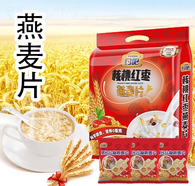約吧沖飲品燕麥片核桃紅棗燕麥
