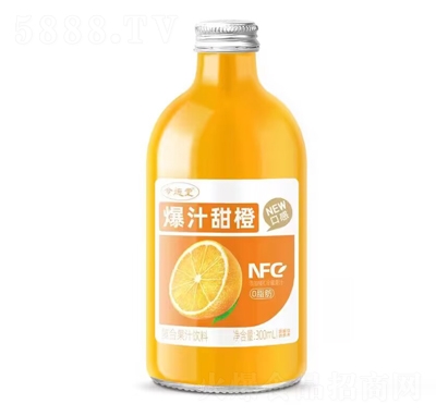 令德堂爆汁甜橙復(fù)合果汁飲料300mlX15瓶