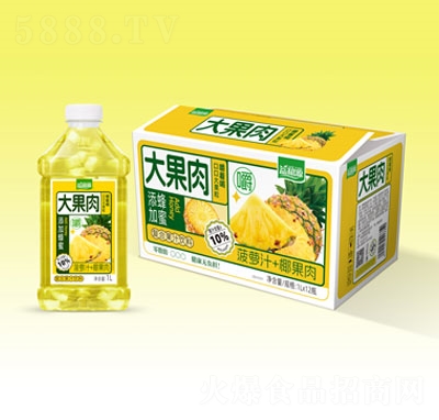 益和源菠蘿汁復合果汁飲料1LX12