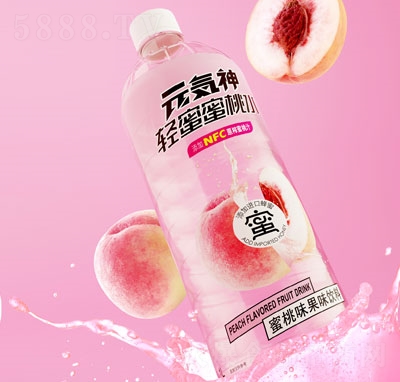 元?dú)萆褫p蜜蜜桃水果味飲料