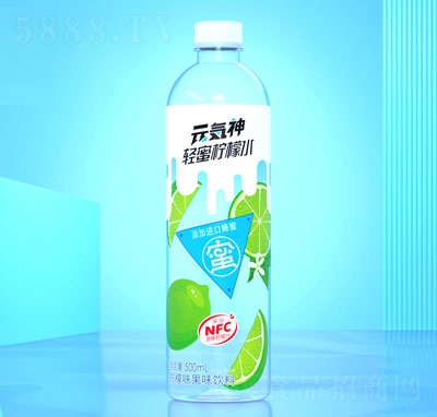 元?dú)萆褫p蜜檸檬水果味飲料500ml