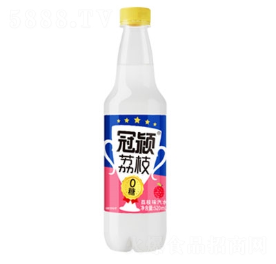 冠潁荔枝味汽水碳酸飲料